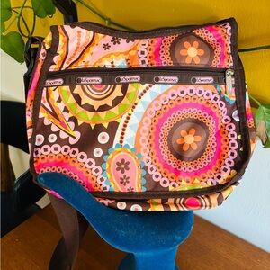 90s y2k flower power le sportsac bag